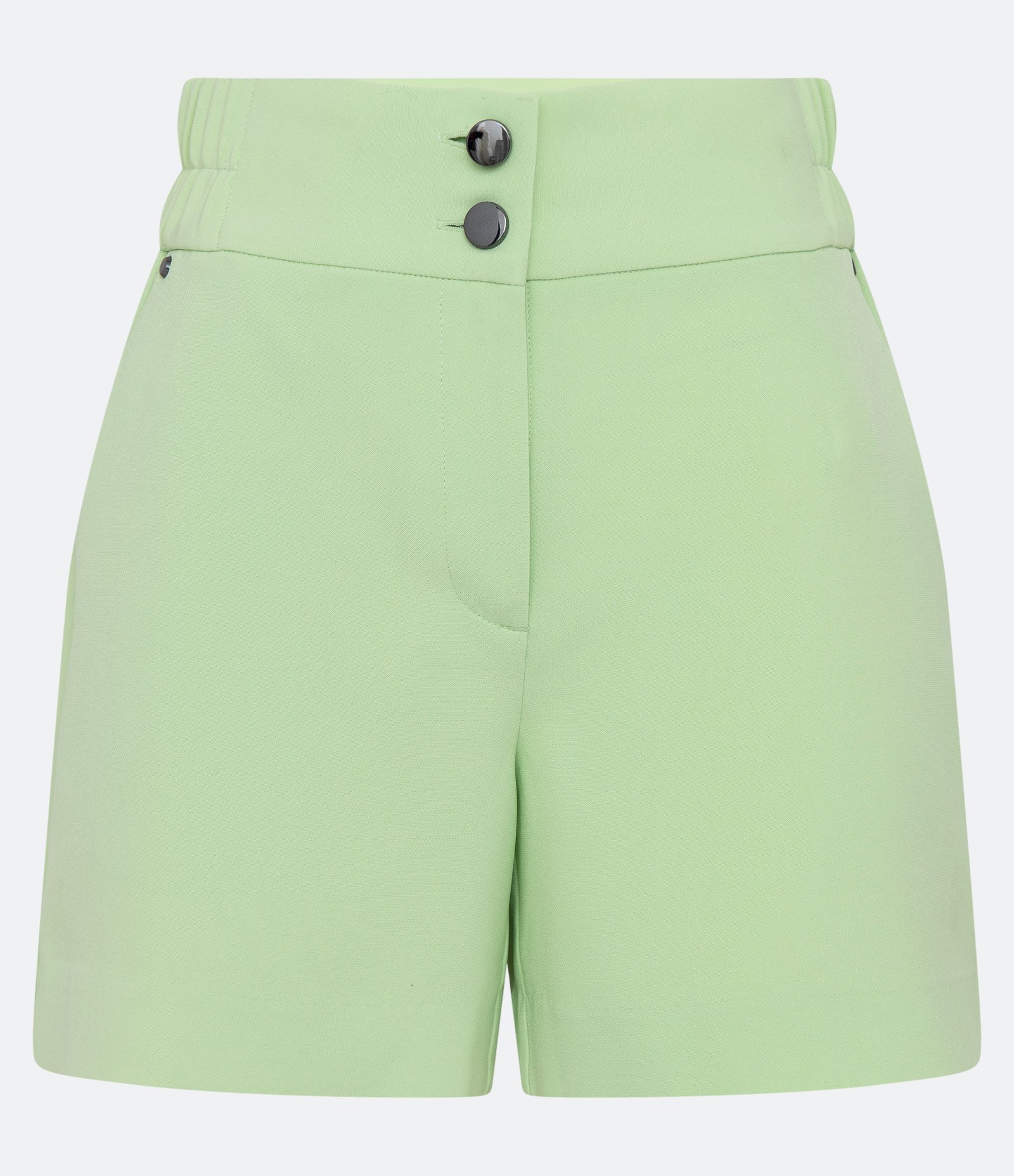 Short Alfaiatado com Cós Elástico e Abotoamento Duplo 4