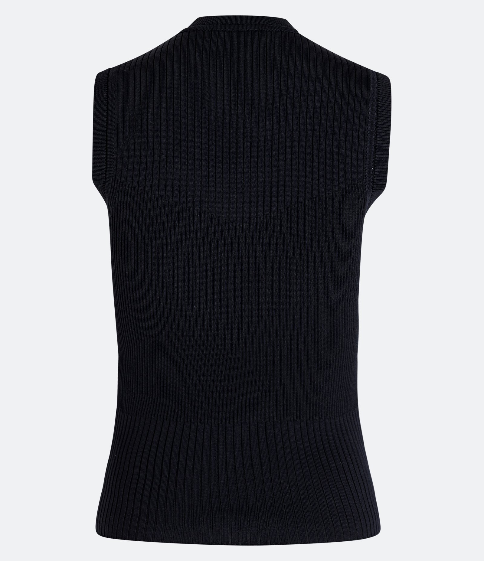 Blusa Sem Manga em Tricô com Ponto Diferenciado 7