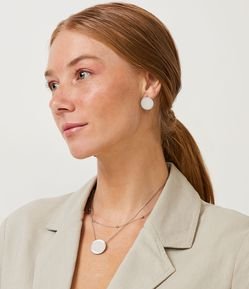 Conjunto Caravana y Collar Capas con Madre Perlas