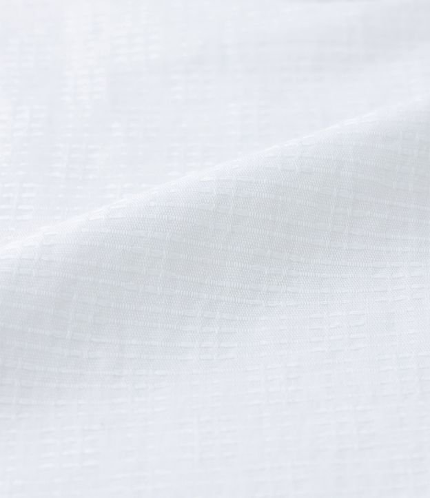 Camisa Bata Infantil Texturizada com Botões - Tam 1 a 4 anos Off White 3