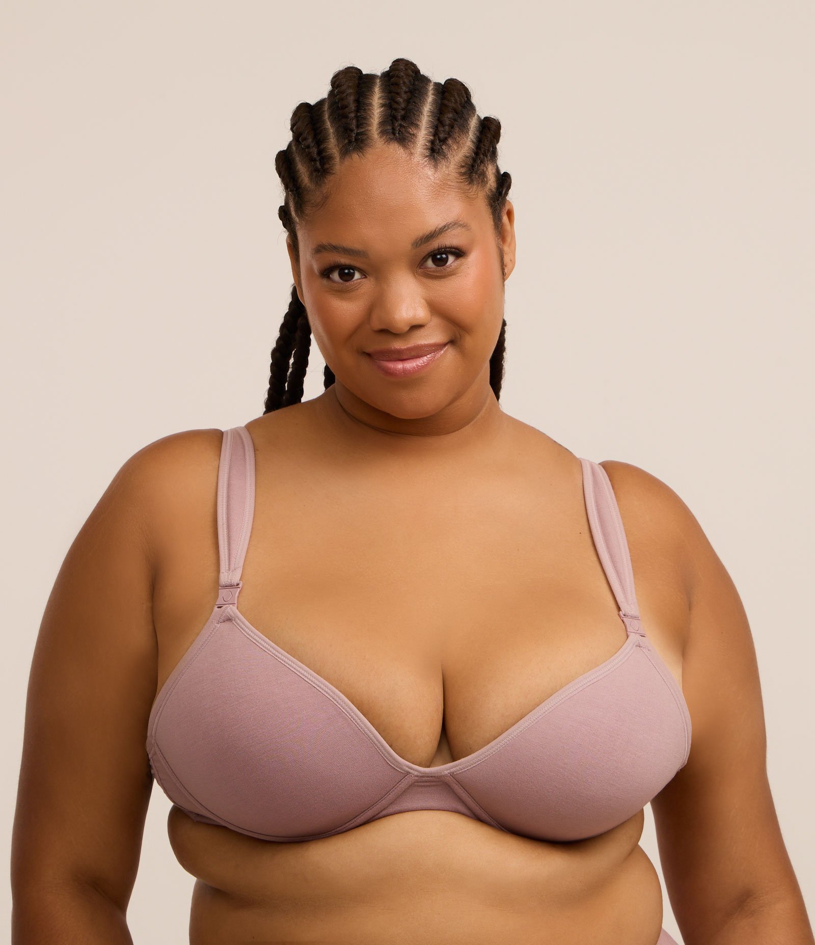 Sutiã Love Secret Com Bojo Curve & Plus Size Bege Rosado 1