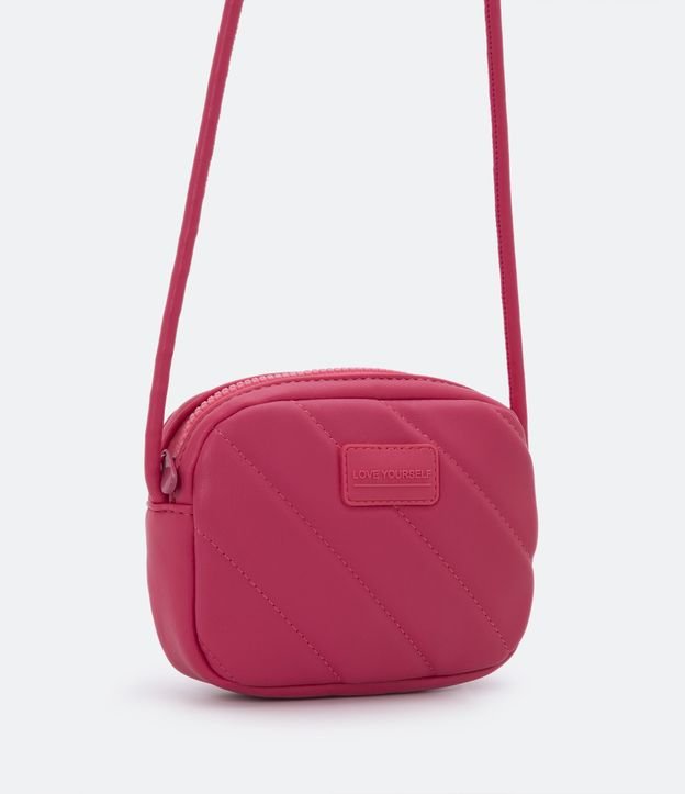 Bolsa Infantil Acolchoada com Etiqueta do Mesmo Tom