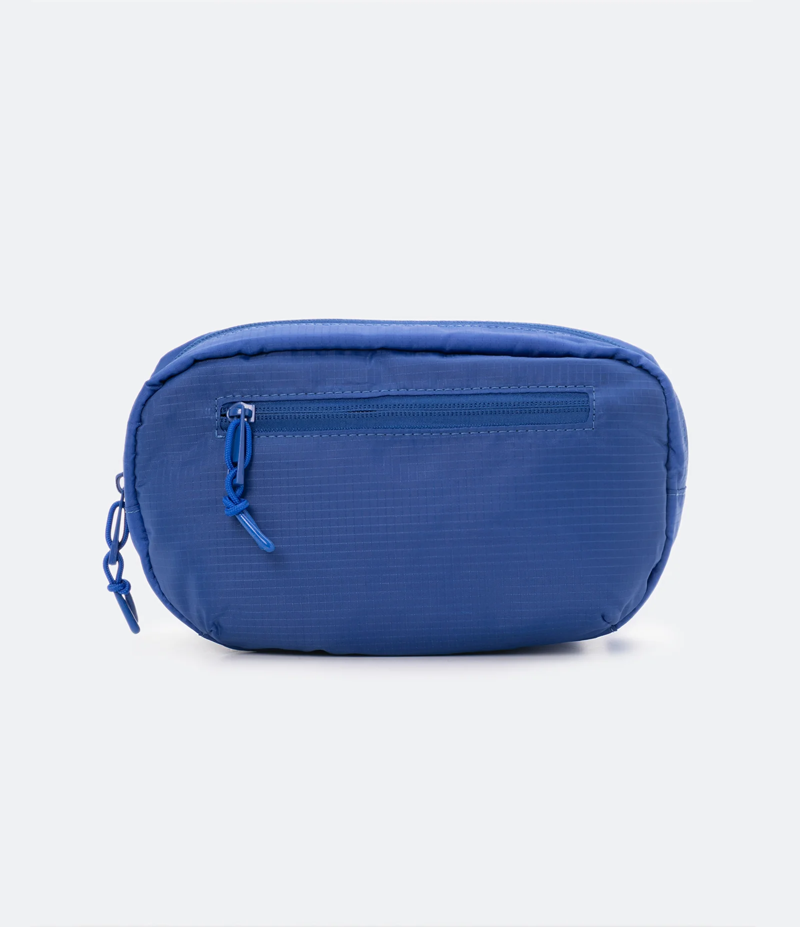 Pochete com Alça Transversal e Bolsos com Zíper Azul 2