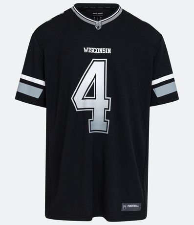 Camiseta Esportiva de Futebol Americano com Estampa Wisconsin 4 é boa?