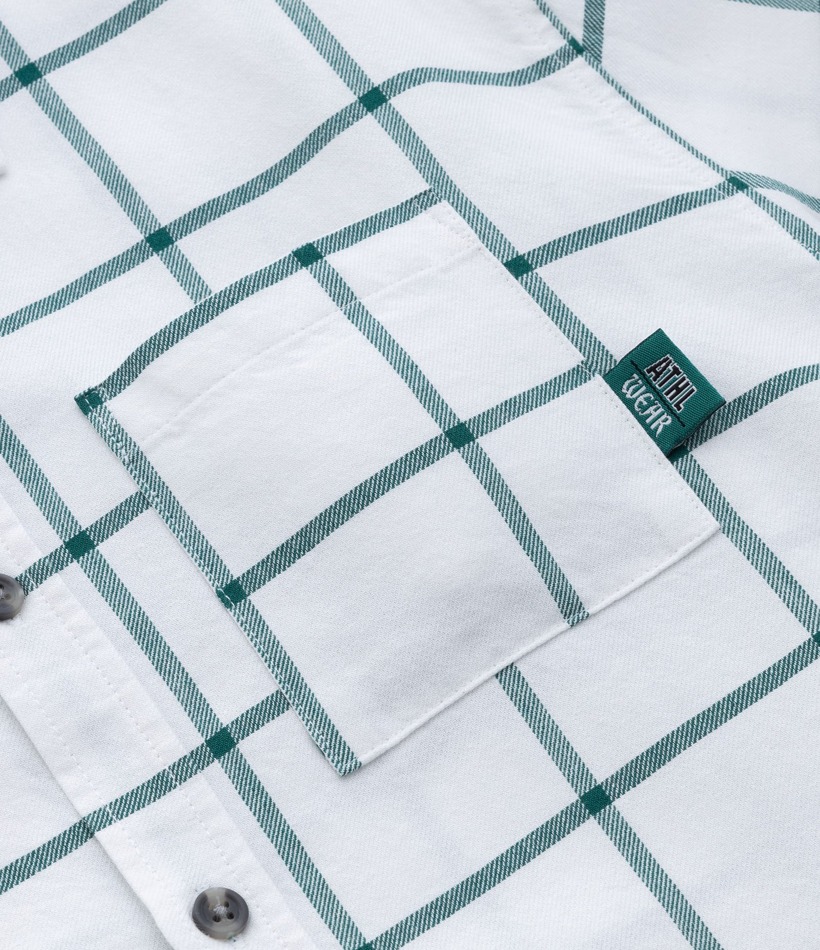 Camisa Infantil com Estampa Xadrez e Bolsinho - Tam 5 a 14 anos Off White 6
