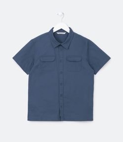 Camisa Infantil com Bolsinhos - Tam 5 a 14 anos