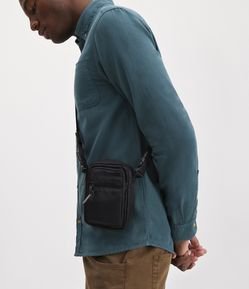 Bolsa Mini Bag com Bolso Frontal e Alça por Engate