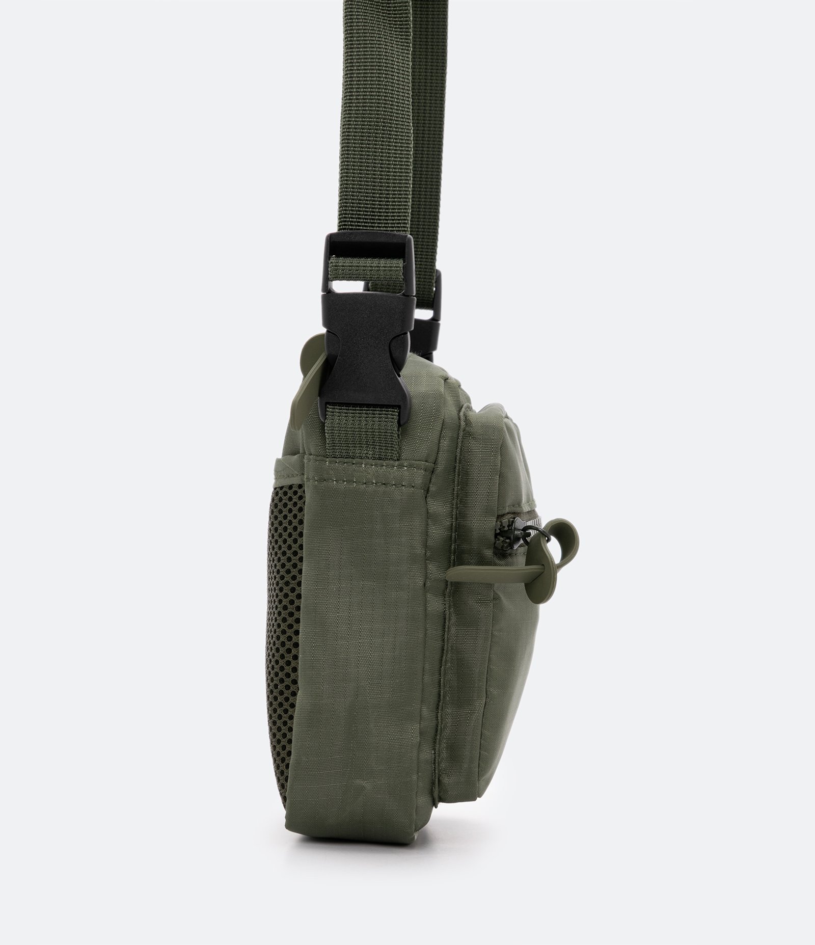 Bolsa Mini Bag com Bolso Frontal e Alça por Engate Verde Escuro 2