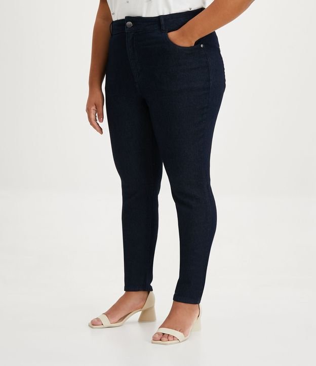 Calça Skinny Jeans com Elastano Curve & Plus Azul 2