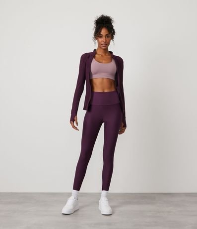 Calça Puma Leggings Run Key Item Ultrafo Roxo Xl Mulher