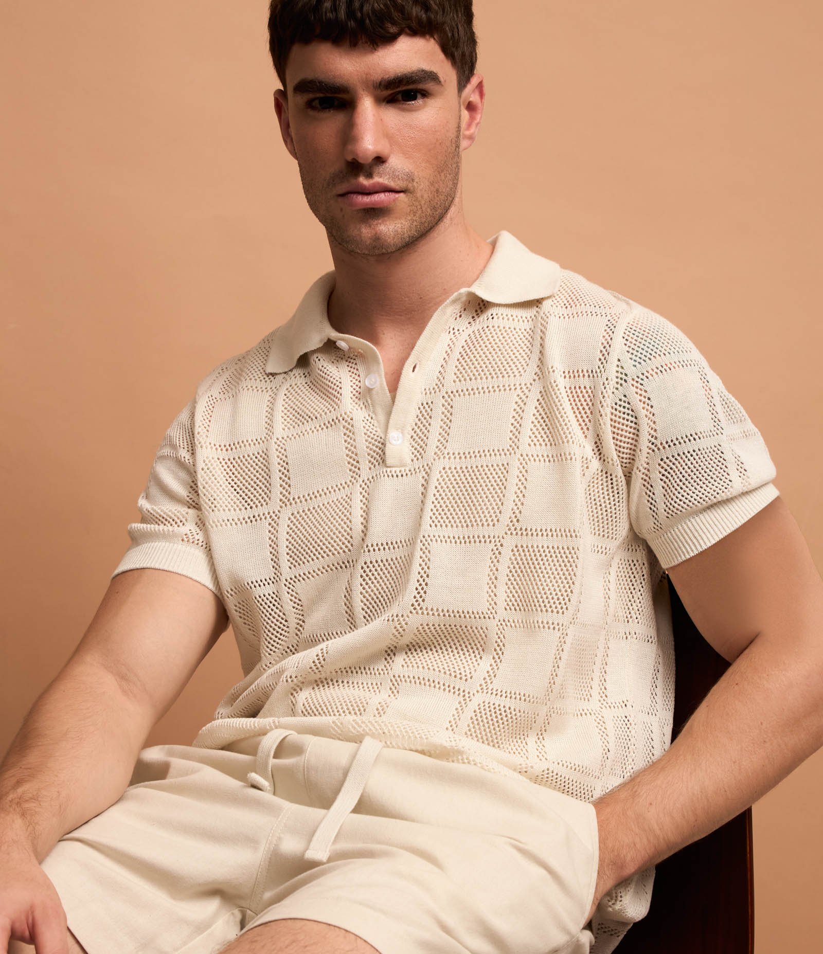 Bermuda em Algodão com Linho e Cós Elástico 3