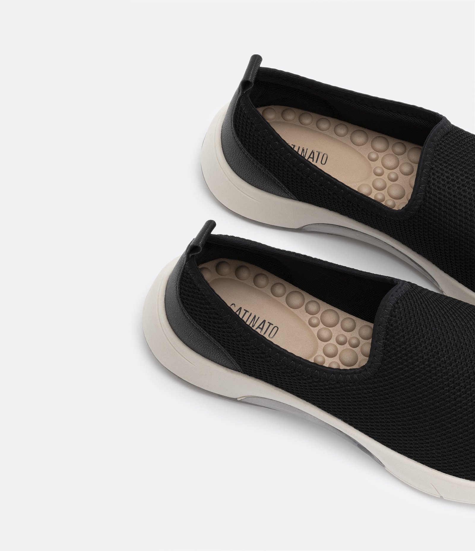 Tênis Knit Têxtil com Solado Diferenciado Preto 6