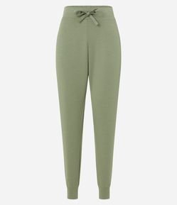 Calça Jogger Esportiva com Cós Elástico e Amarração