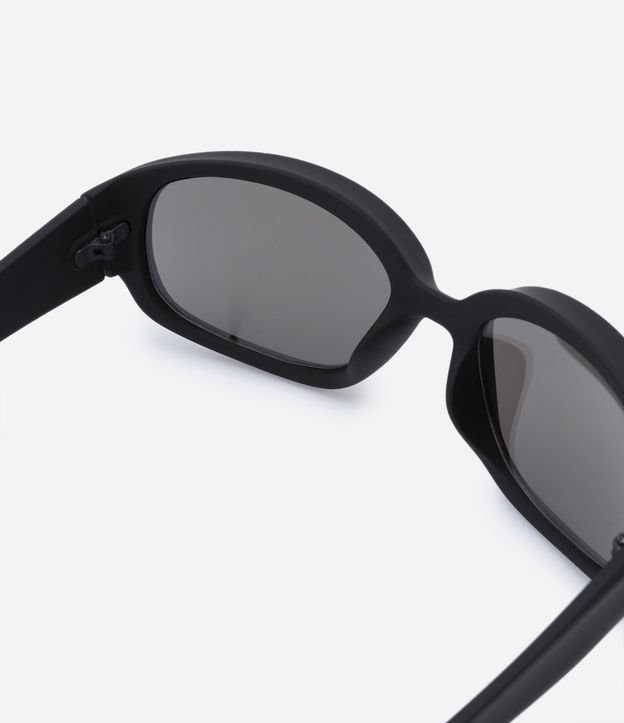 Óculos de Sol Esportivo com Lentes Prata Preto 3