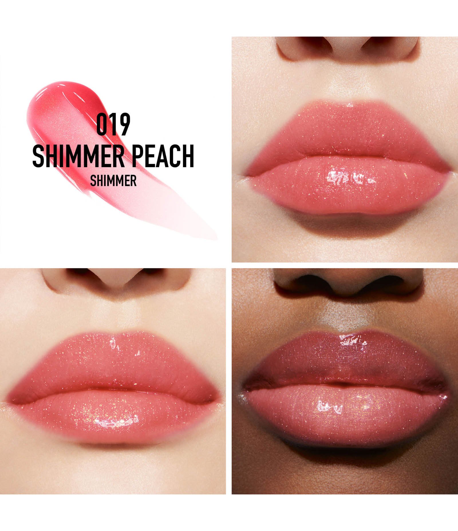 Gloss Addict Lip Maximizer Dior 019 Shimmer Peach 2