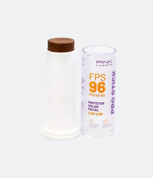 Protetor Solar Facial Multifuncional Pro Stick FPS95 Pro50 Pink Cheeks - Cor: Preto - Tamanho: 14g