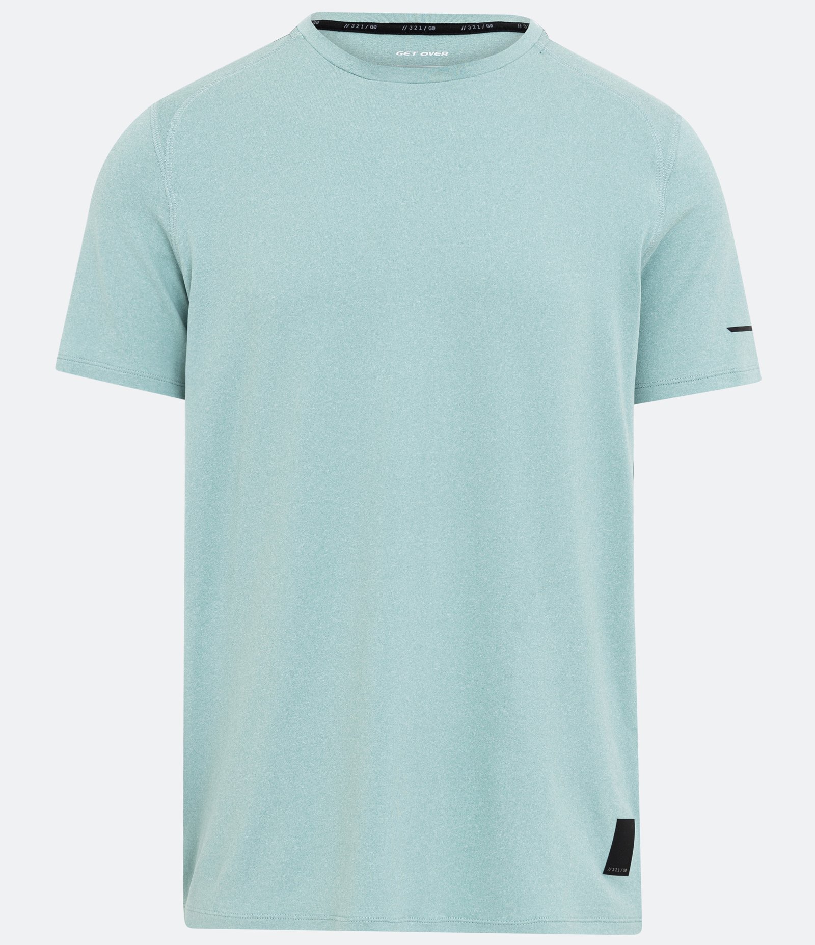 Camiseta Regular Esportiva em Tecnologia Dry com Etiqueta na Barra 7