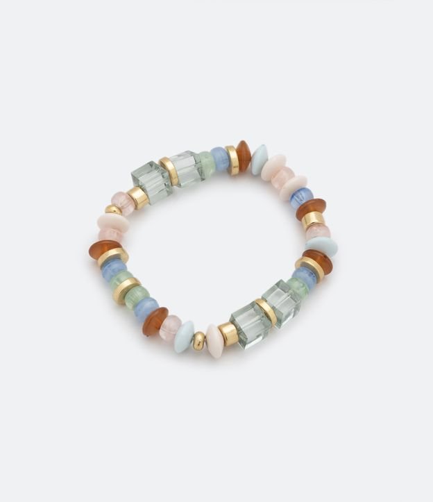 Pulseira em Resina com Contas