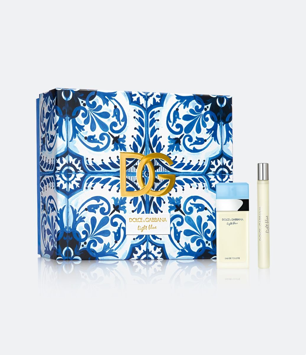 Kit Perfume Dolce & Gabbana Light Blue Eau de Toilette 25ml + Miniatura  para Viagem 10ml KIT