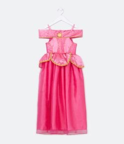Vestido Infantil Cinderela Brinde Disney Tam 4 a 10