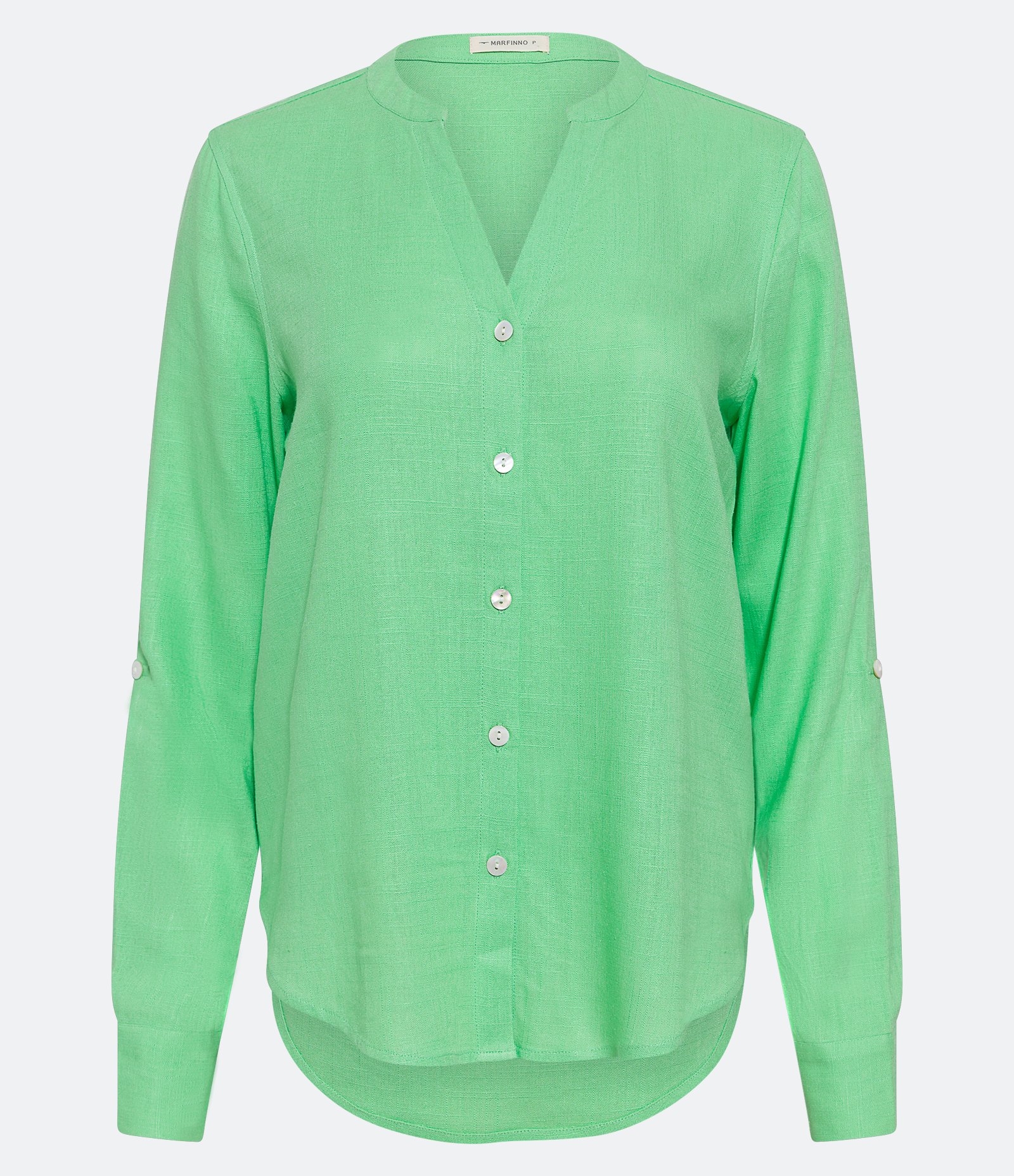 Camisa em Viscolinho com Abotoamento Frontal 6