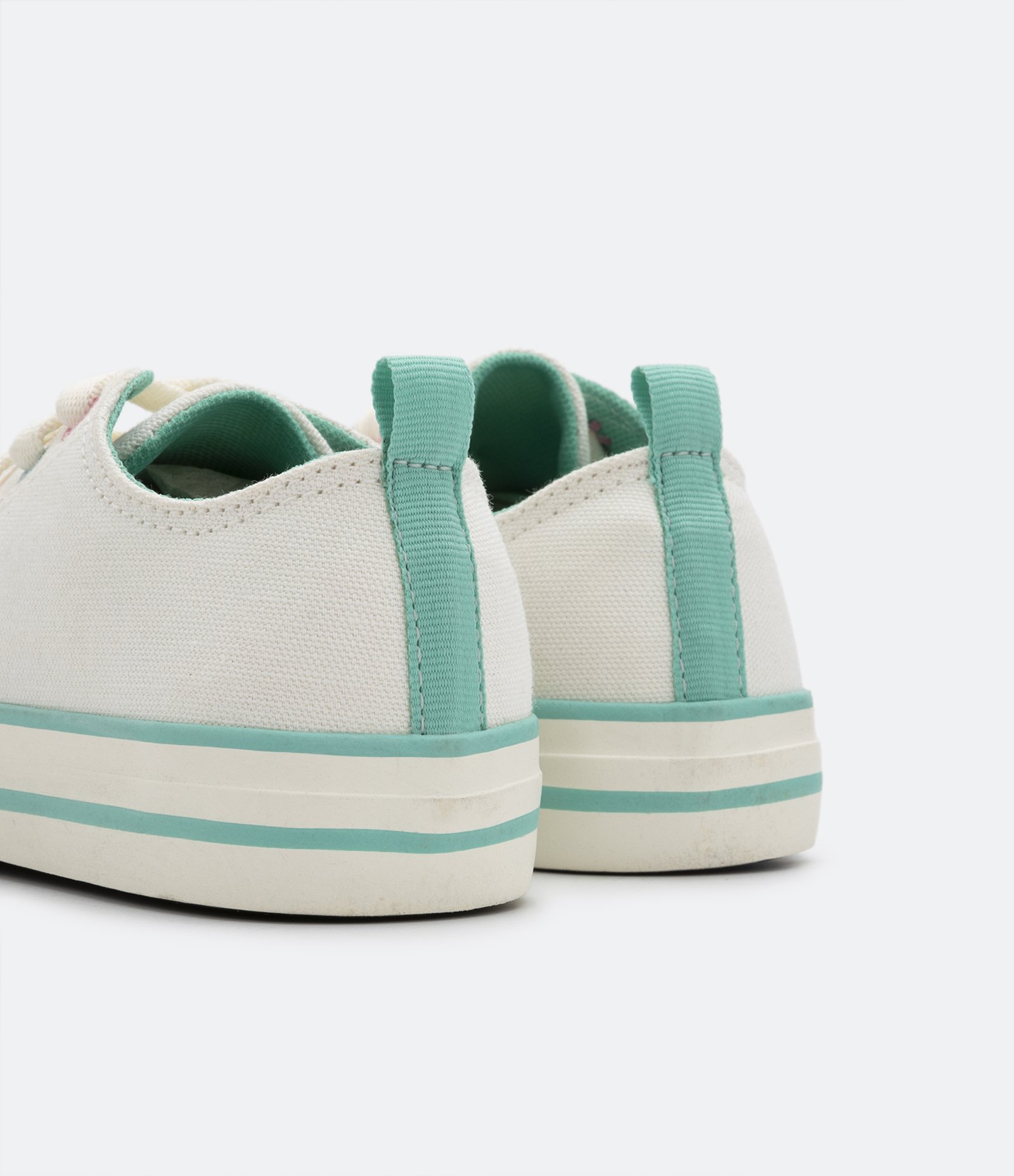 Tênis Infantil com Ilhoses Coloridos e Detalhes Contrastantes - Tam 28 ao 36 Off White 5