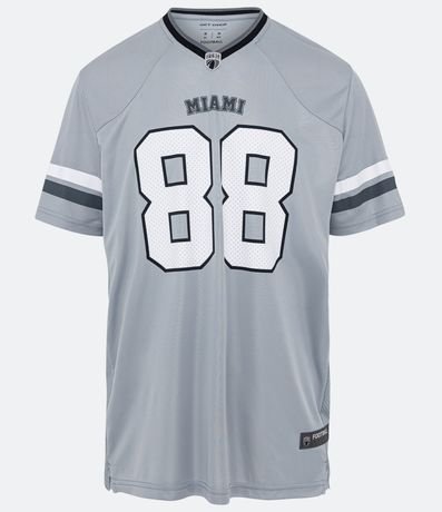 Camiseta Esportiva Tecnologia Dry Futebol Americano com Estampa Miami 88 Menor preço em Camiseta Esportiva Tecnologia Dry Futebol Americano com Estampa Miami 88