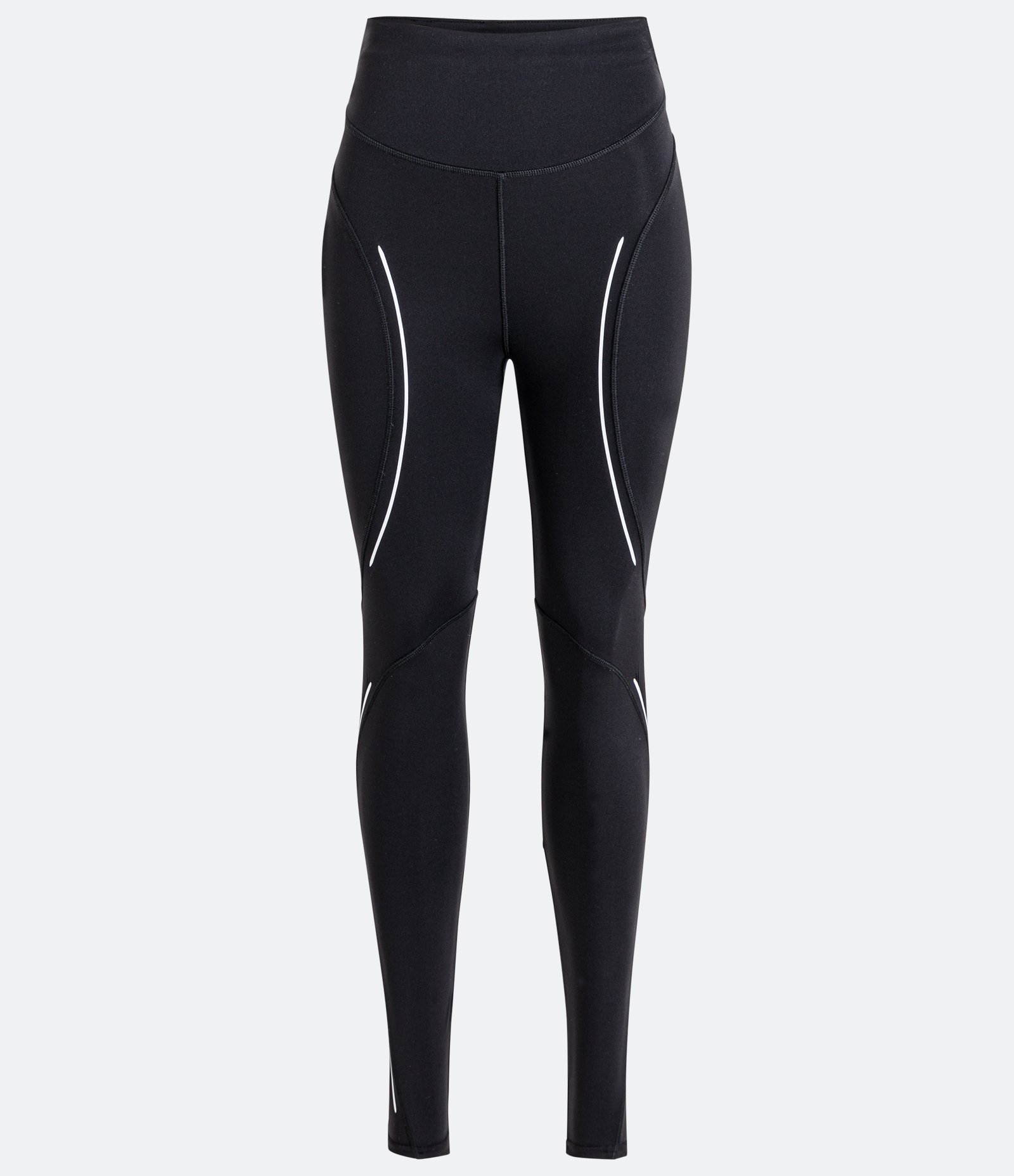 Calça Legging Esportiva com Detalhes Refletivos Preto 4