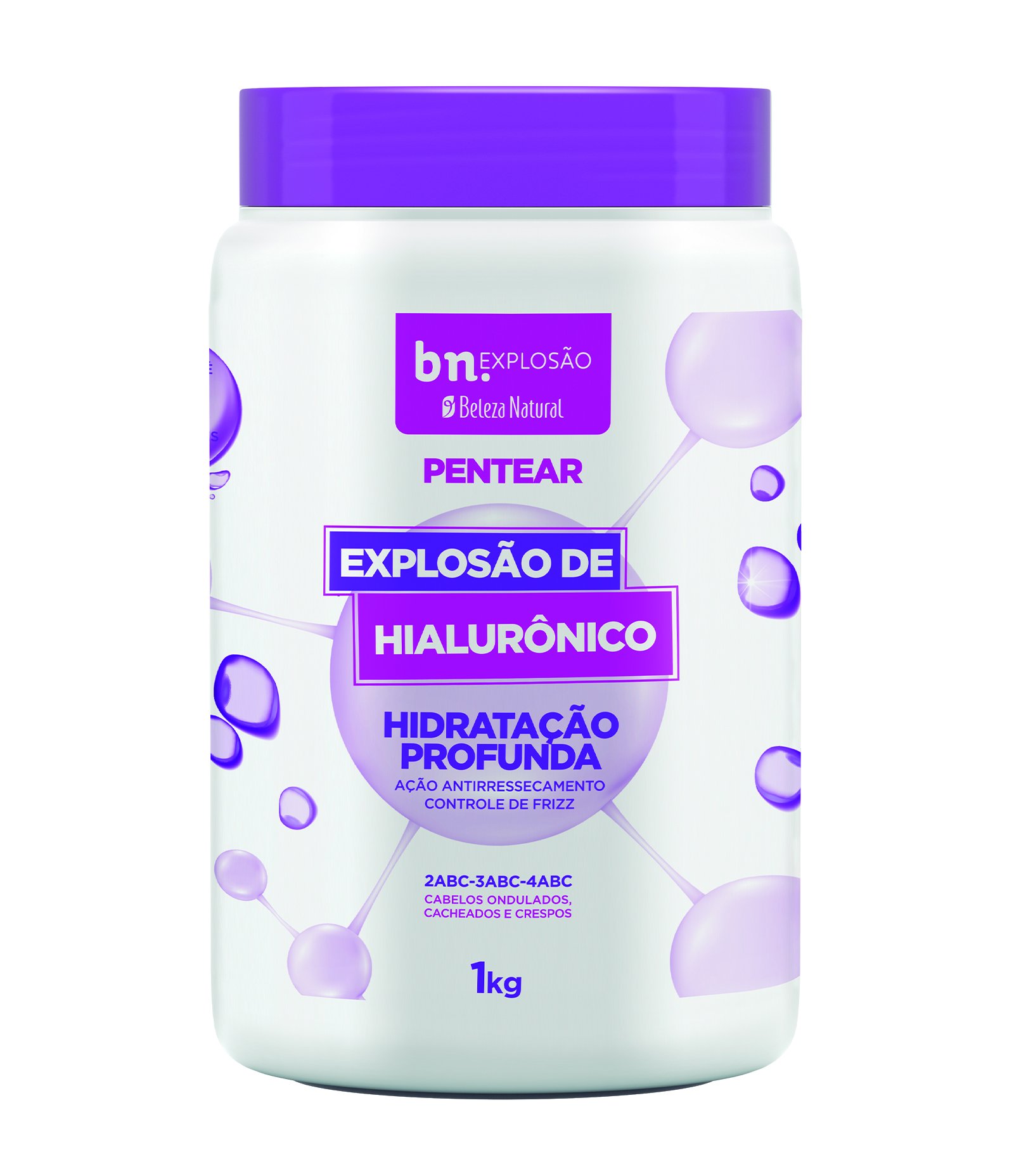 Creme de Pentear Capilar Explosão de Hialurônico Explosão 1KG 1