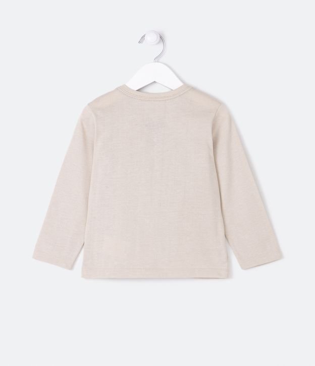 Remera Infantil Estampado Patrulla de Perros - Talle 2 a 5 años Beige Rosado 2