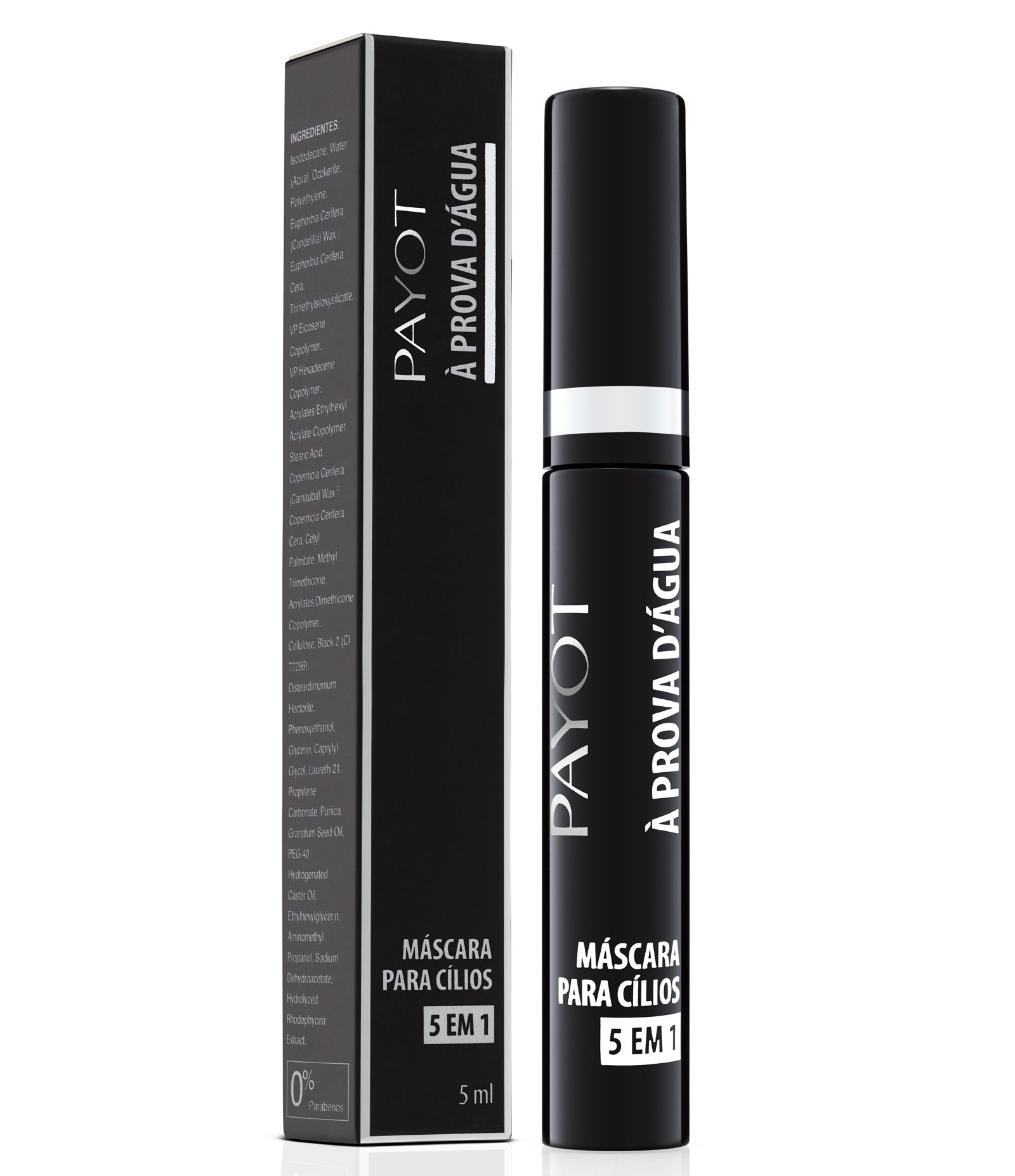 Máscara de Cílios 5 em 1 À Prova D´água Payot Preto 1