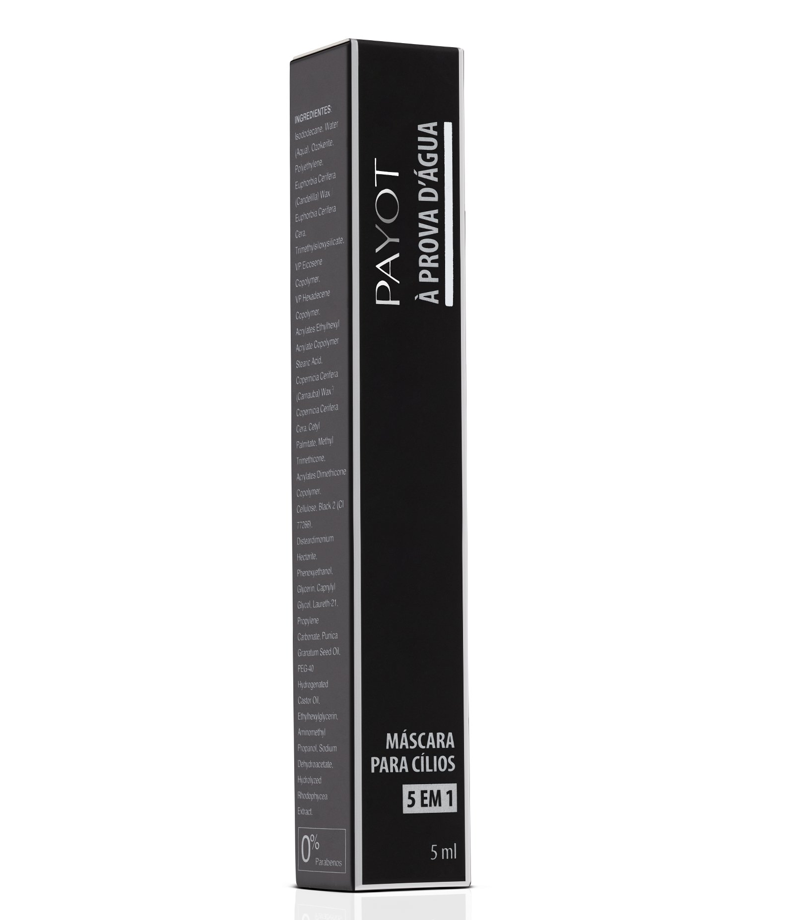 Máscara de Cílios 5 em 1 À Prova D´água Payot Preto 3