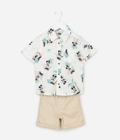 Conjunto Infantil com Estampa do Mickey - Tam 2 a 5 anos