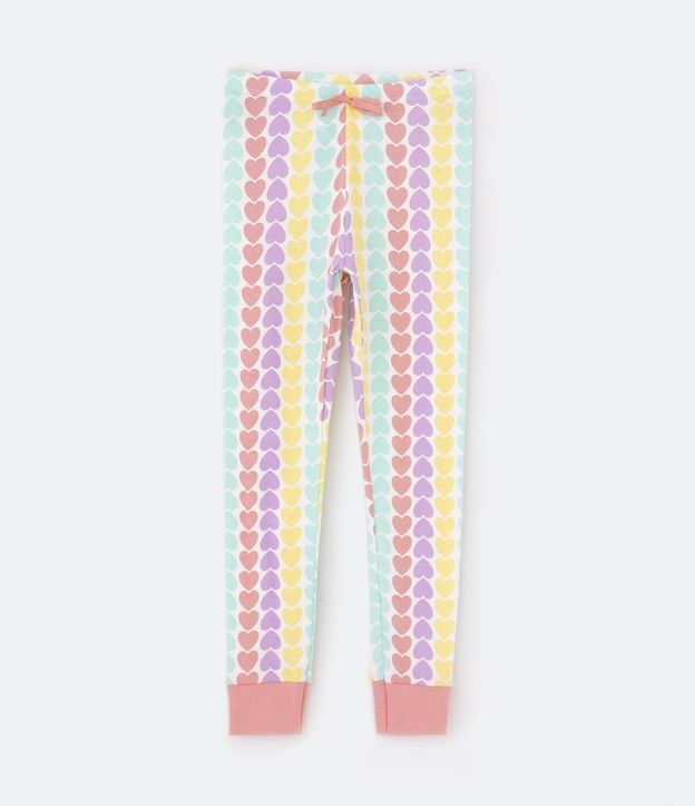 Pijama Longo Infantil com Estampa Gatinho Malabarista - Tam 2 a 14 Anos Verde 5
