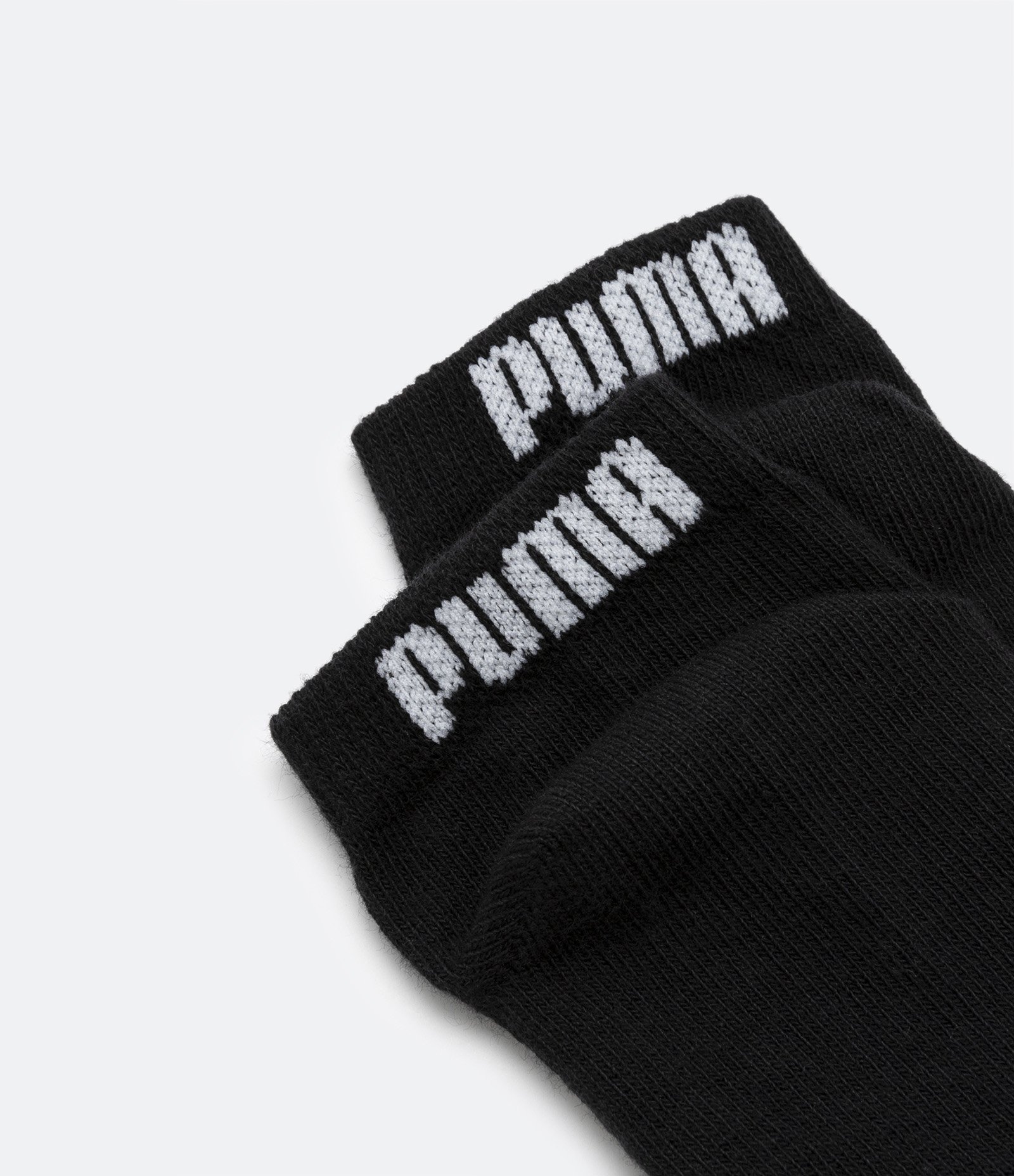 Kit 03 Pares de Meias Cano Baixo Infantil Estampa Puma - Tam 25 ao 34 Preto 5