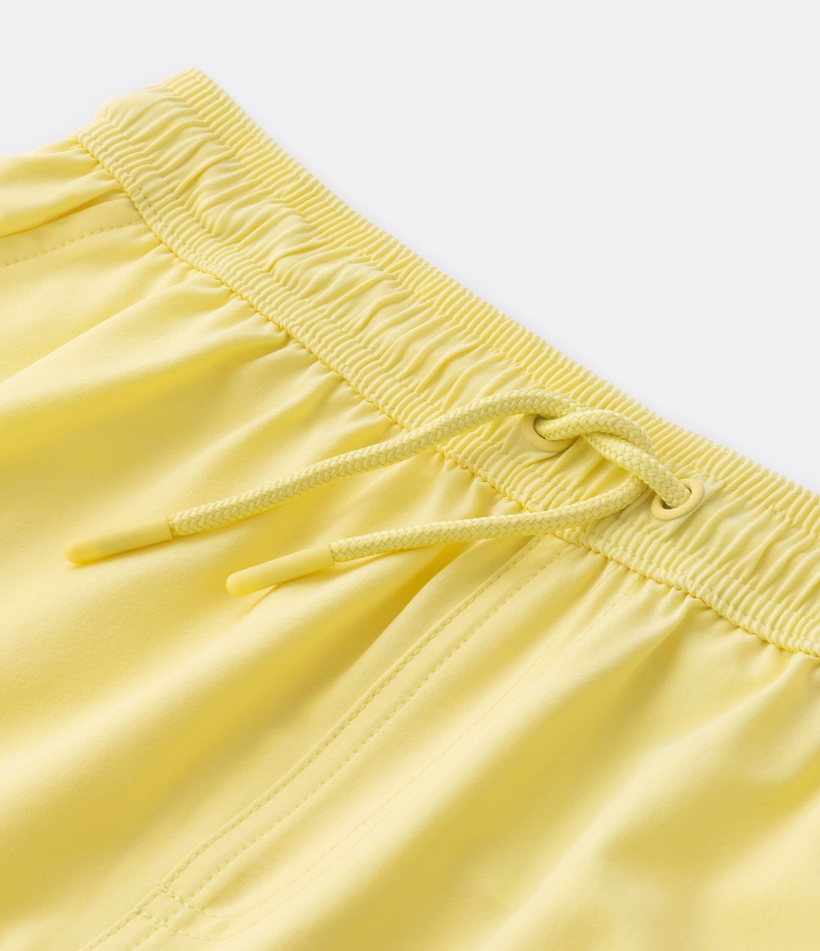 Short Runner Infantil em Microfibra com Cordão na Cintura- Tam 5 a 14 Anos Amarelo 3