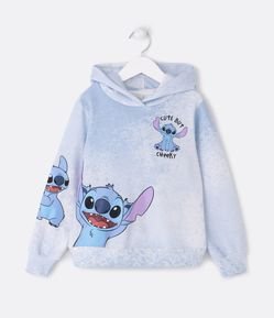 Blusão Infantil Moletom Estampa Stitch - Tam 5 a 14 Anos