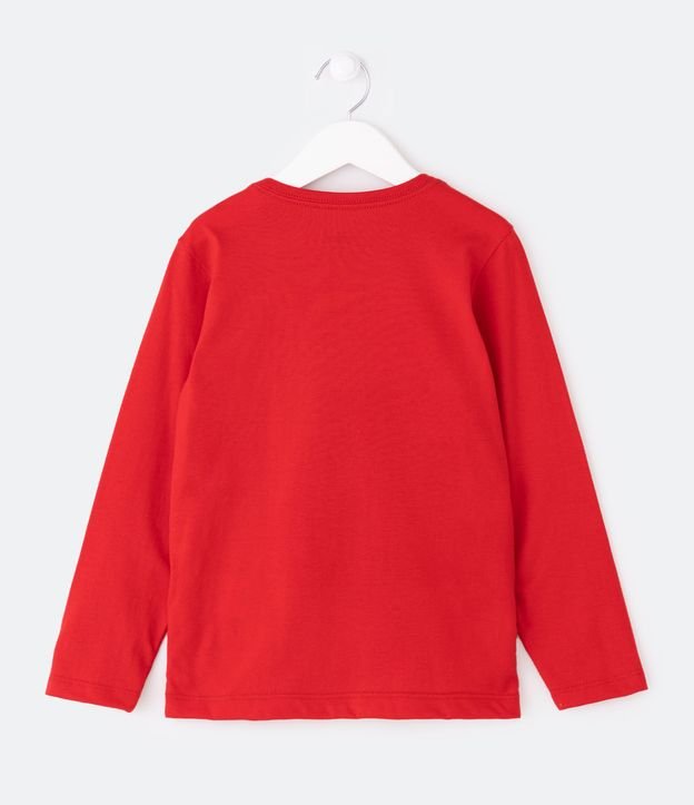 Remera Infantil Estampado Spider-Man - Talle 3 a 10 años Rojo 2