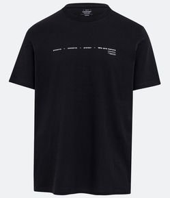 Camiseta Comfort em Meia Malha com Lettering We Are Nature