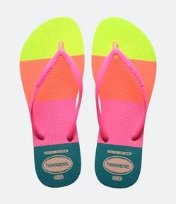 Chinelo Havaianas Slim Neon Glow