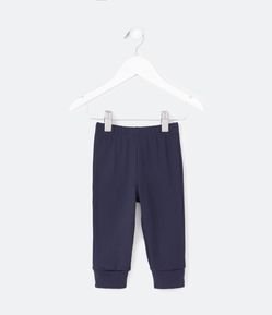 Calça Básica Infantil em Malha Térmica - Tam RN a 18 meses