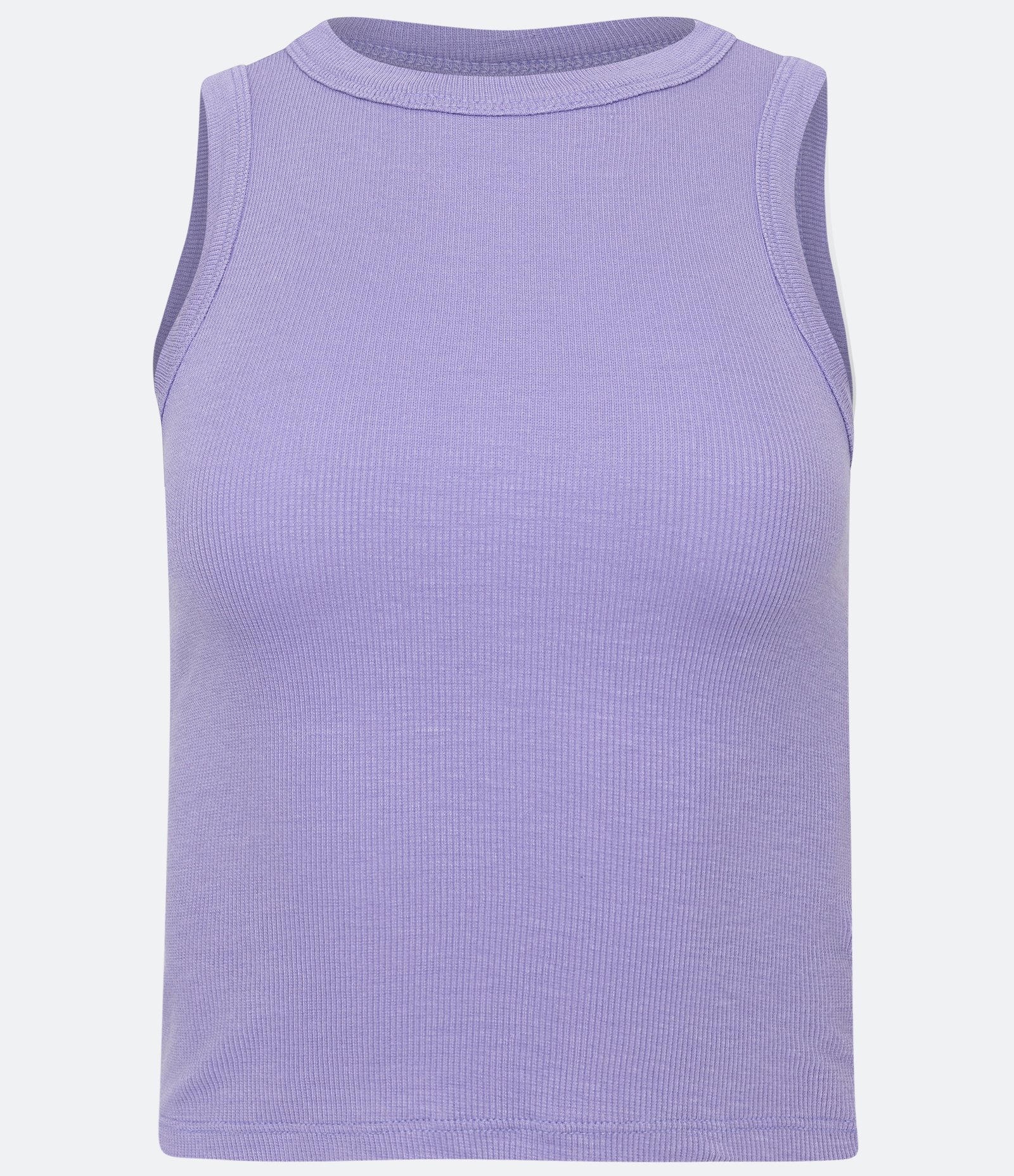 Regata Cropped Básica em Ribana Canelada 5