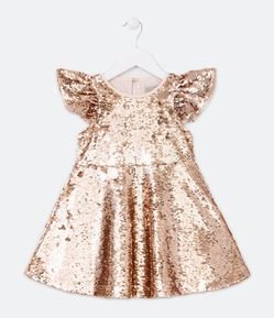 Vestido Infantil Rodado com Vestidinho de Boneca Desenho