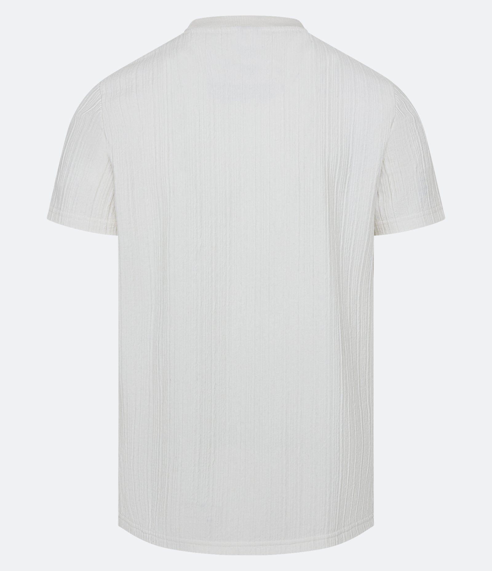 Camiseta Muscle com Textura de Listras Branco Neve 6