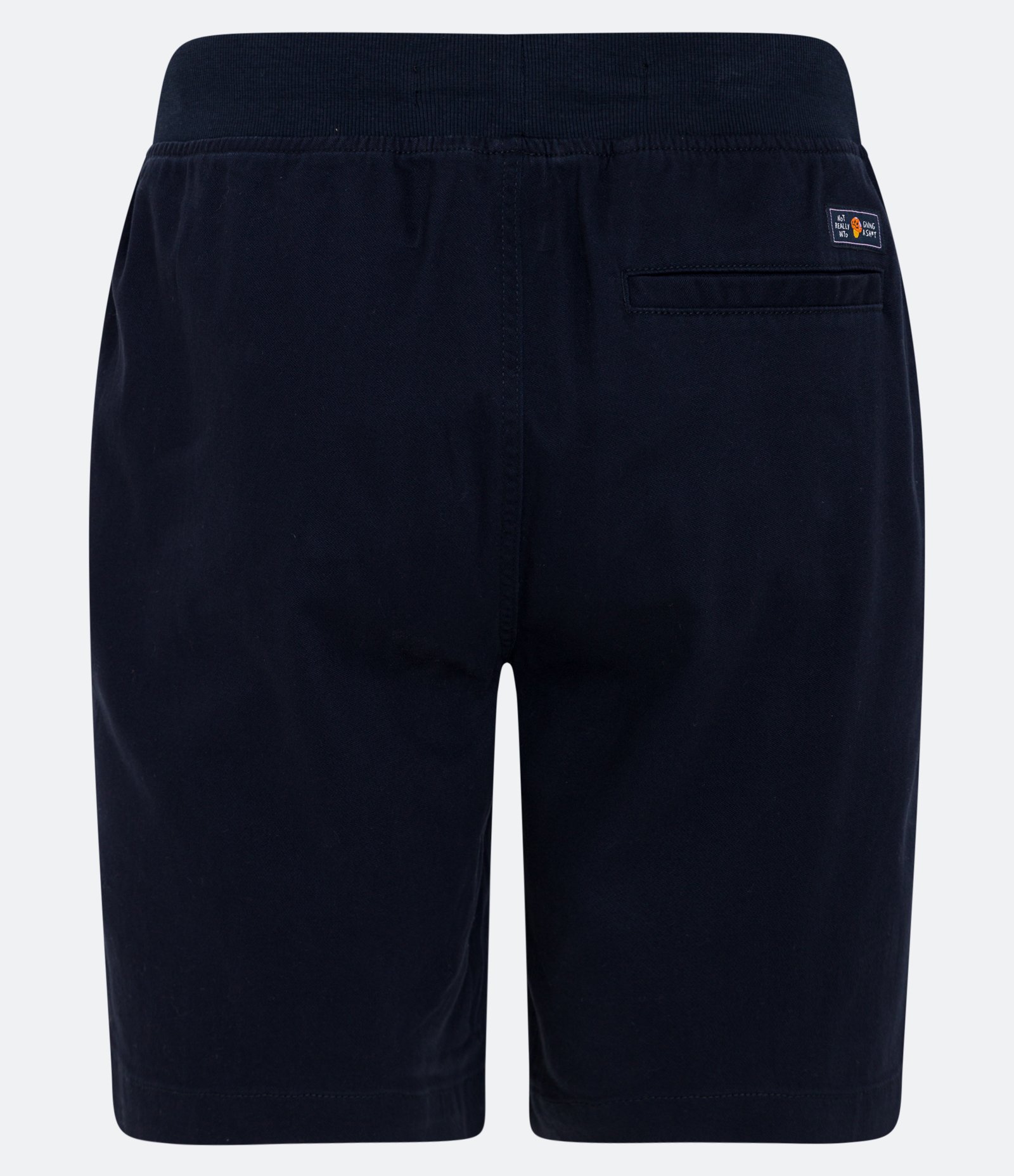 Bermuda Regular Slim em Sarja com Cós Elástico e Bolsos Azul Escuro 6