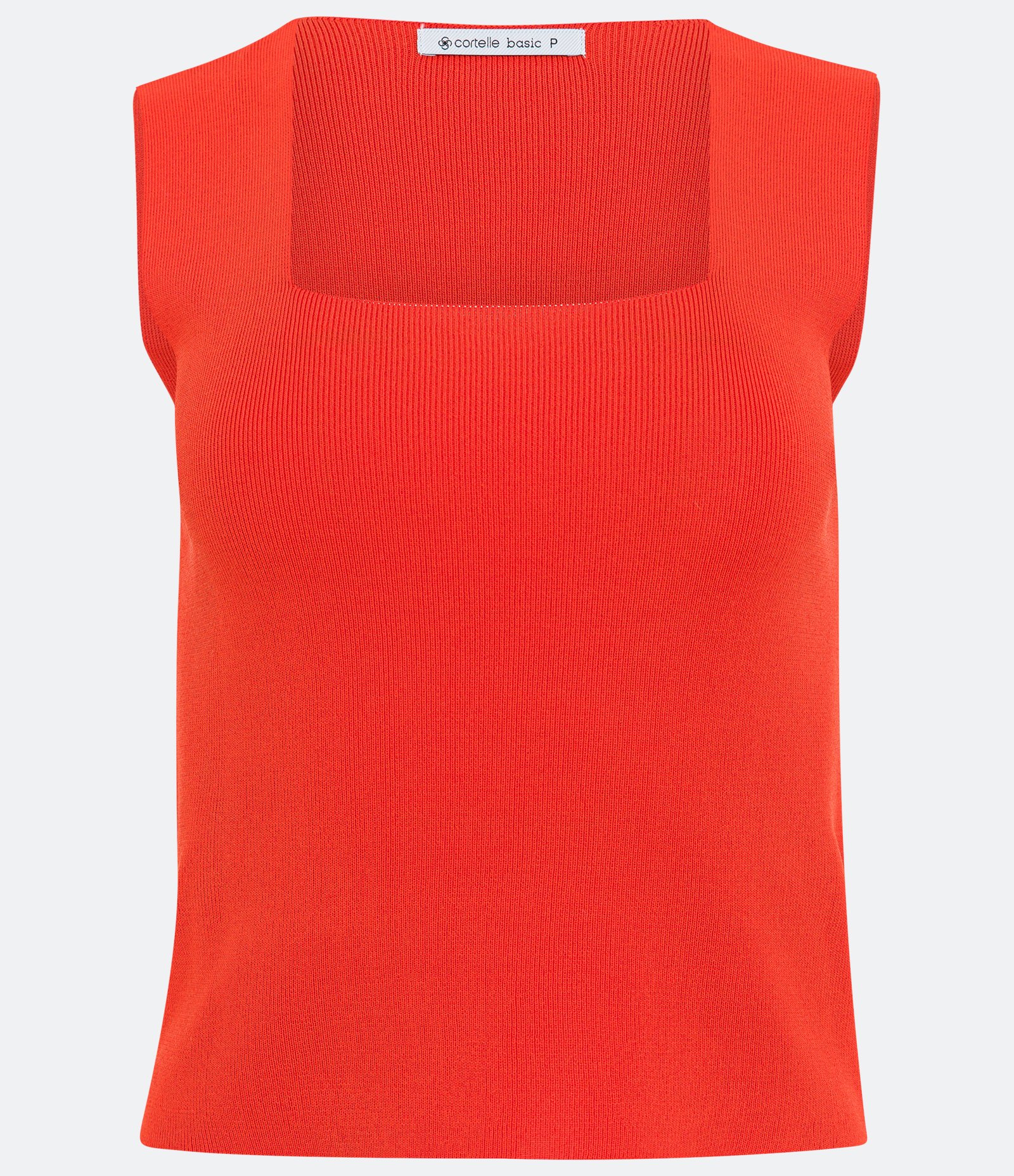 Blusa em Tricô com Decote Quadrado 5