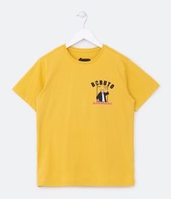Camiseta Infantil com Estampa Boruto Frente e Costas - Tam 5 a 14 Anos