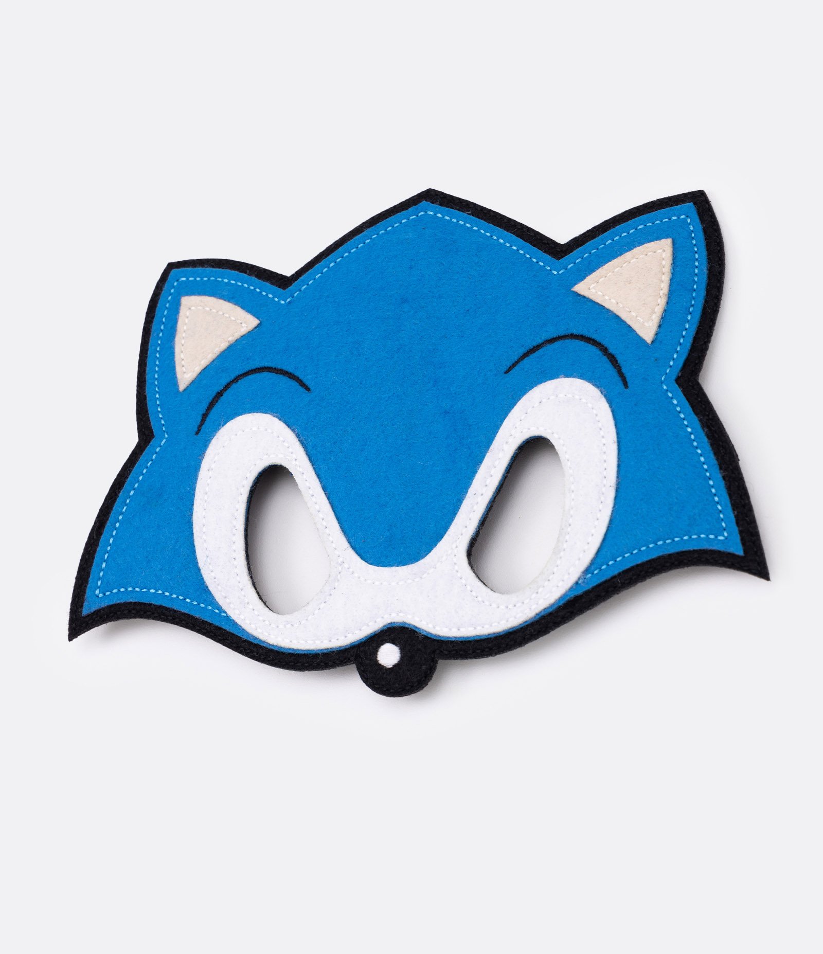 Camiseta Infantil com Estampa do Sonic e Máscara Interativa - Tam 4 a 12 Anos Azul 3