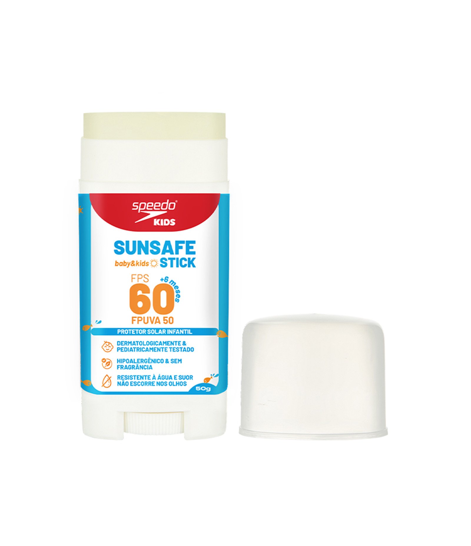 Protetor Solar Infantil FPS60 FPUVA 50 Sunsafe Baby Kids Pink Cheeks  50g 1