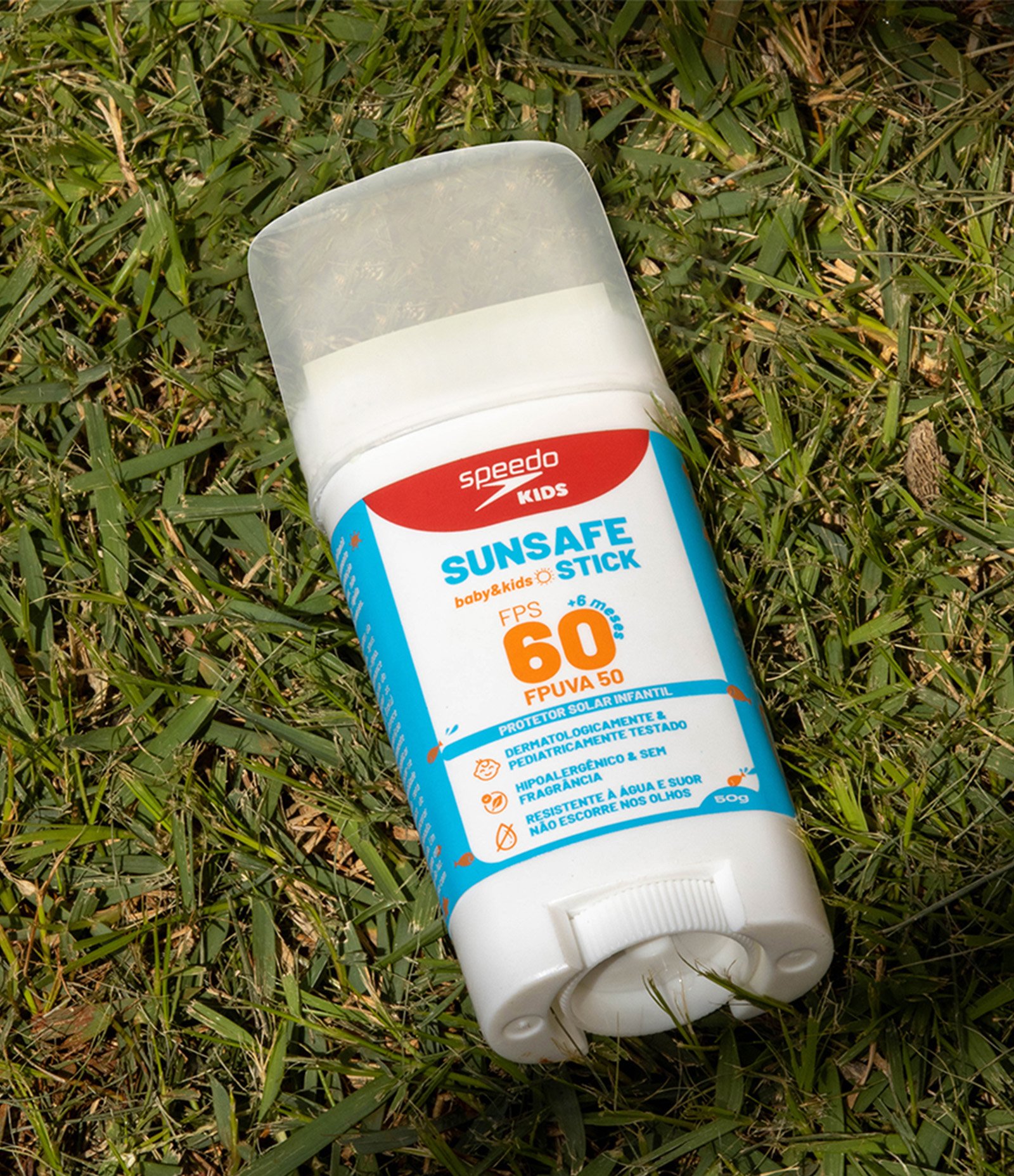 Protetor Solar Infantil FPS60 FPUVA 50 Sunsafe Baby Kids Pink Cheeks  50g 2